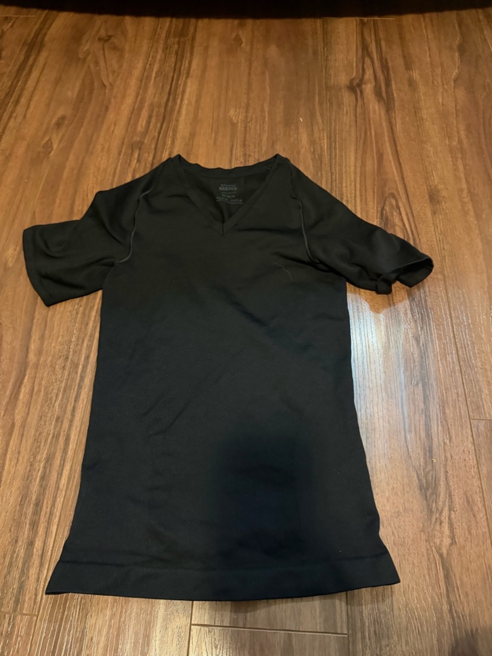 🖤 SPANX Mens Ultra Sculpt V-Neck Compression Shirt | Black | Size Medium 🖤